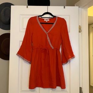 Jack by BB Dakota Red long sleeve mini dress size S